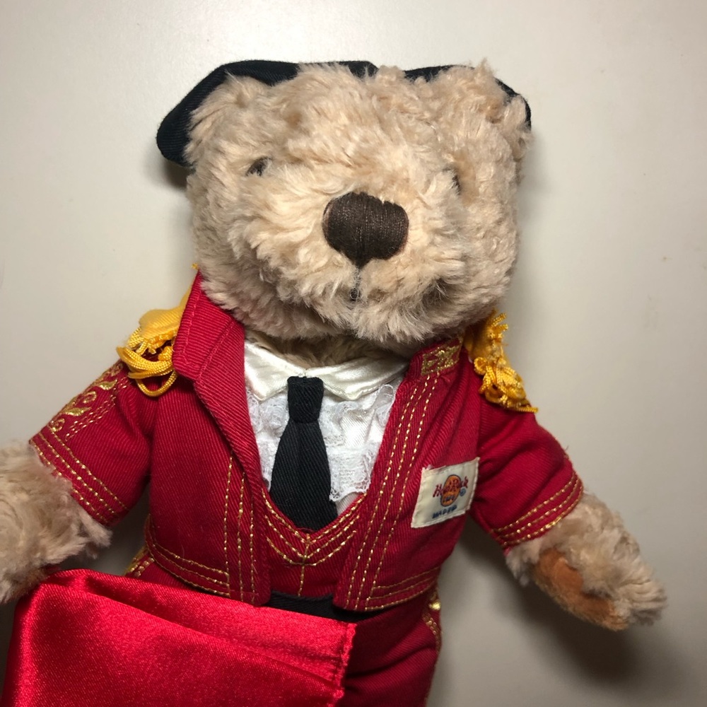 Hard Rock Cafe Madrid Collectible Bear Matador Style